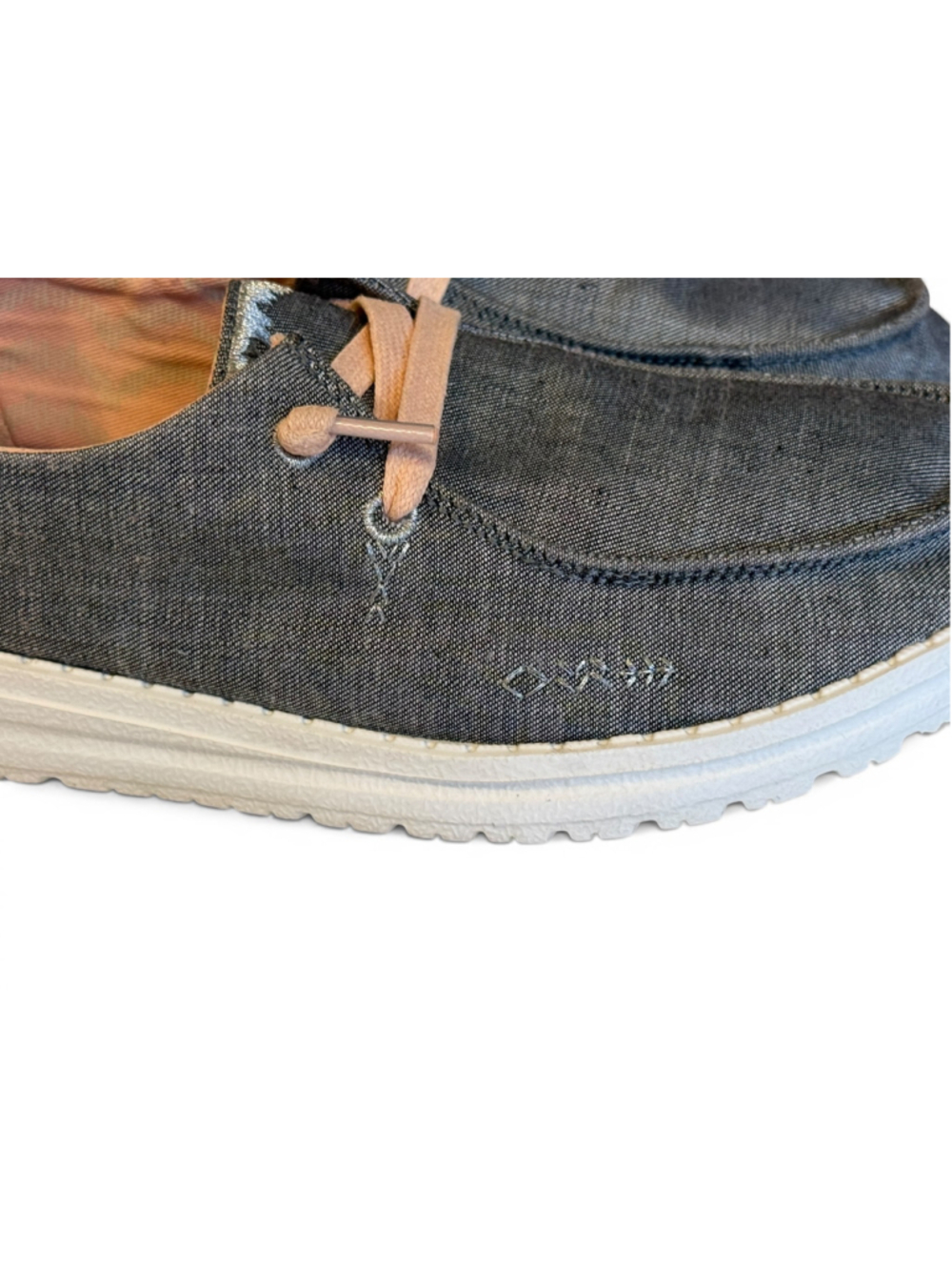 Hey Dude Wendy Boho Grey Slip On Shoes Women’s Size 7 Casual Comfort Lightweight - Picture 6 of 10